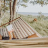 Brasilian Cotton Hammock- reading