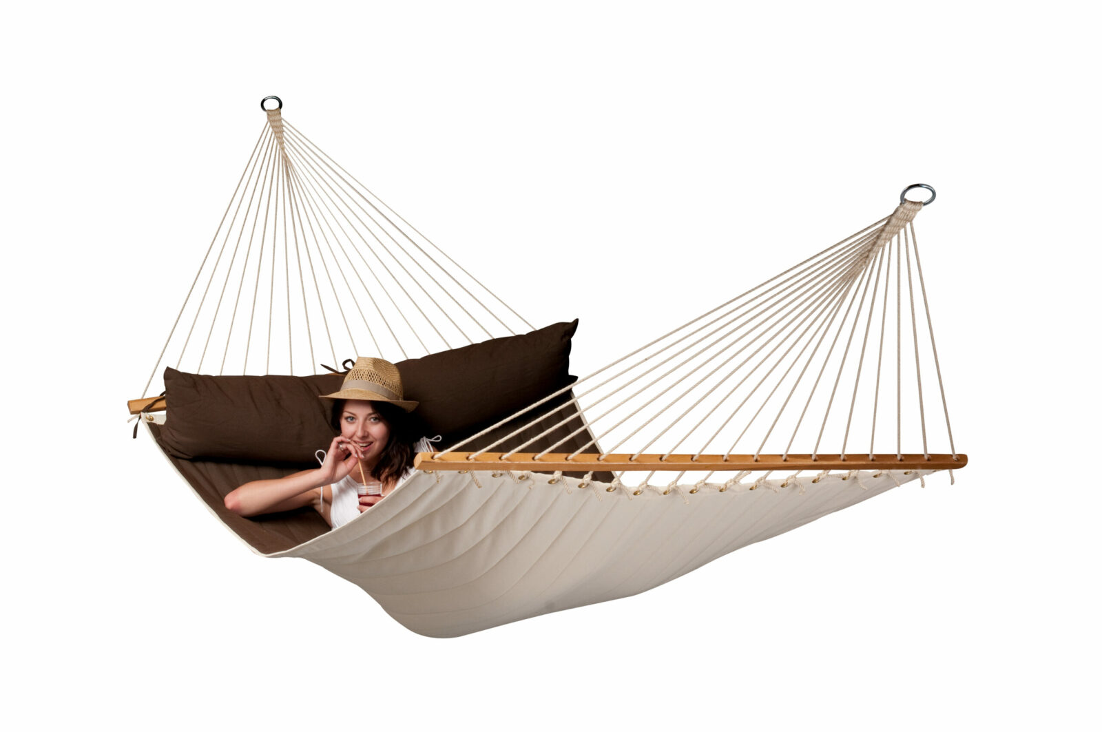 North American Style Rod Hammock Chocolate Hammockology