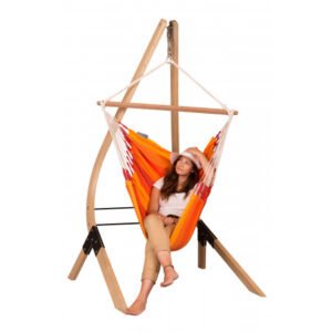 Colombian Sunday Kingsize Chair and Wooden Stand Bundle