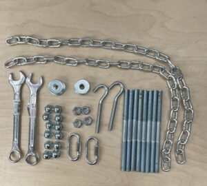 Replacement metal parts for Smile Stand