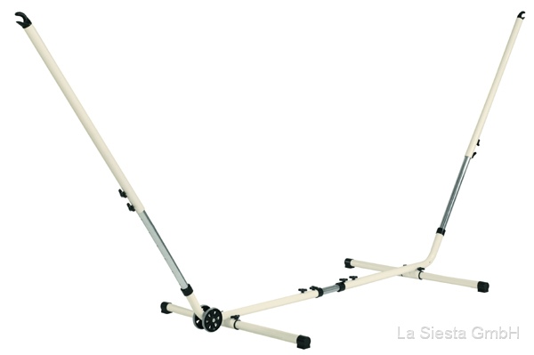 Double adjustable stand in cream